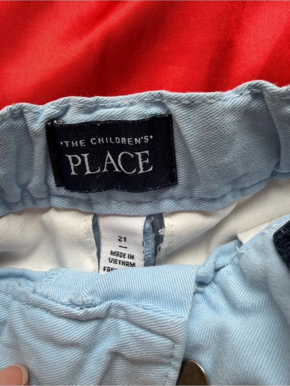 The Children's Place Kids Shorts - Tan, Navy, Light Blue, Brick Red size 2T